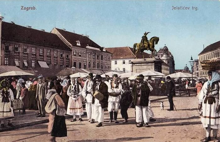 Trg bana Jelačića 1910. godine B